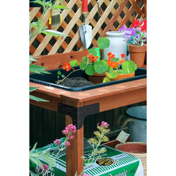 Simpson Strong-Tie Outdoor Accents ZMAX, Black Rigid Tie Corner