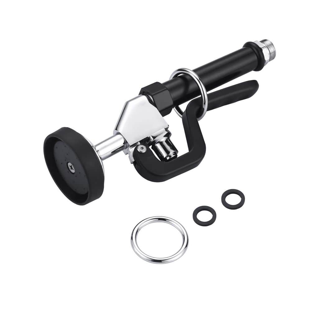 7/8 in, 20 UNEF Pre-Rinse Spray in Black with 45 inch Stainless-Steel Pre Rinse Hose for Commercial Sink Faucet price history on PriceWatchPro