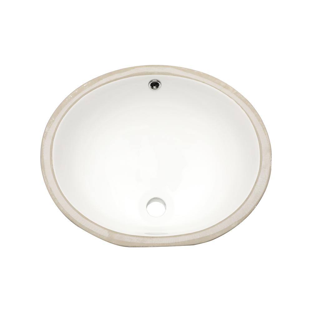 Superior Sinks White Vessel Oval Modern Bathroom Sink (22.63-in x 15-in) at