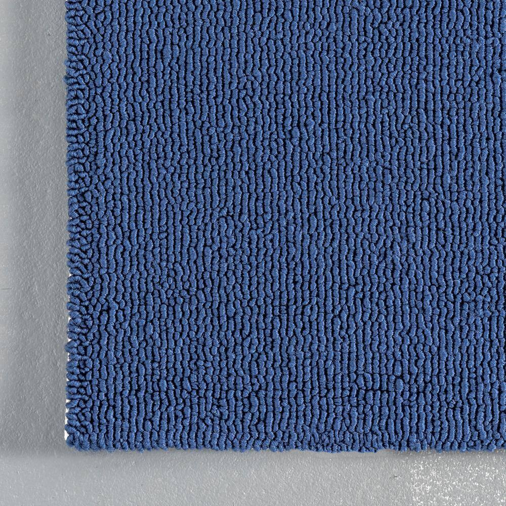 Navy Synthetic Starfish Indoor/Outdoor Runner Rug 2' x 6'