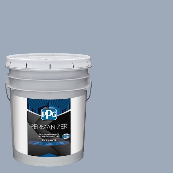 PERMANIZER 5 gal. PPG10-24 Inevitable Satin Exterior Paint