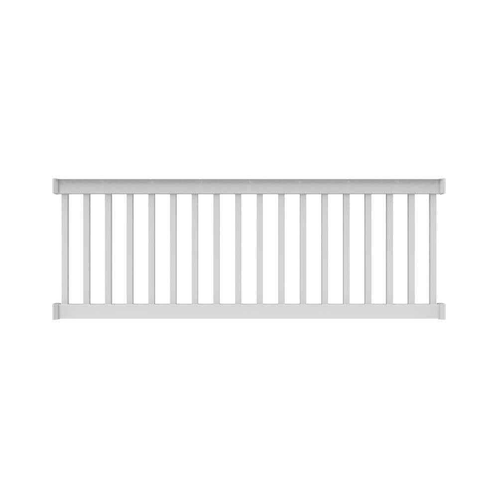 Finyl Line 8 ft. x 36 in. H Deck Top Level Rail Kit in White price history on PriceWatchPro