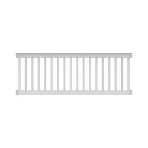 Finyl Line 8 ft. x 36 in. H Deck Top Level Rail Kit in White