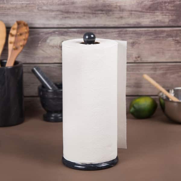 Marble Kitchen Roll Holder, Paper Towel Holder, Modern 