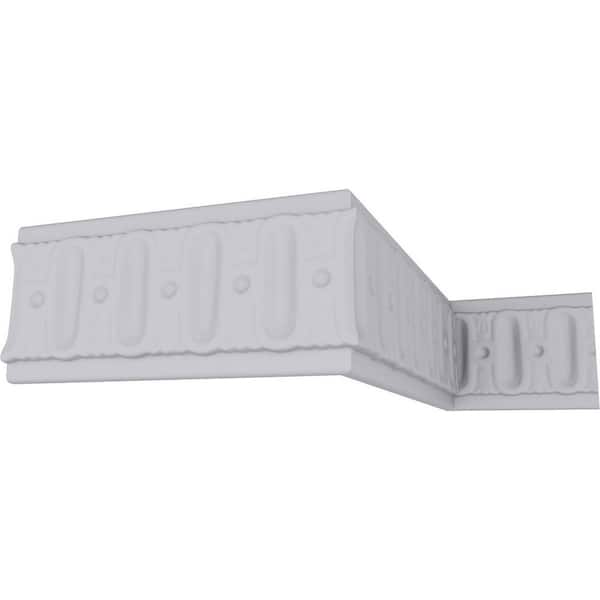 Ekena Millwork SAMPLE - 3/8 in. x 12 in. x 2-1/2 in. Urethane Bulwark Panel Moulding