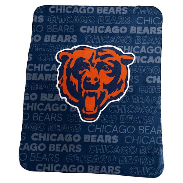 logobrands Chicago Bears Multi-Colored Classic Fleece Throw