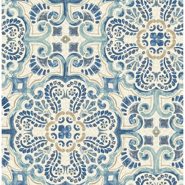 Dark Blue - Wallpaper - Home Decor - The Home Depot