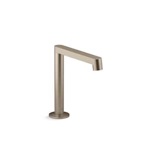 Components Bathroom Sink Faucet Spout with Row Design 1.2 GPM in Vibrant Brushed Bronze