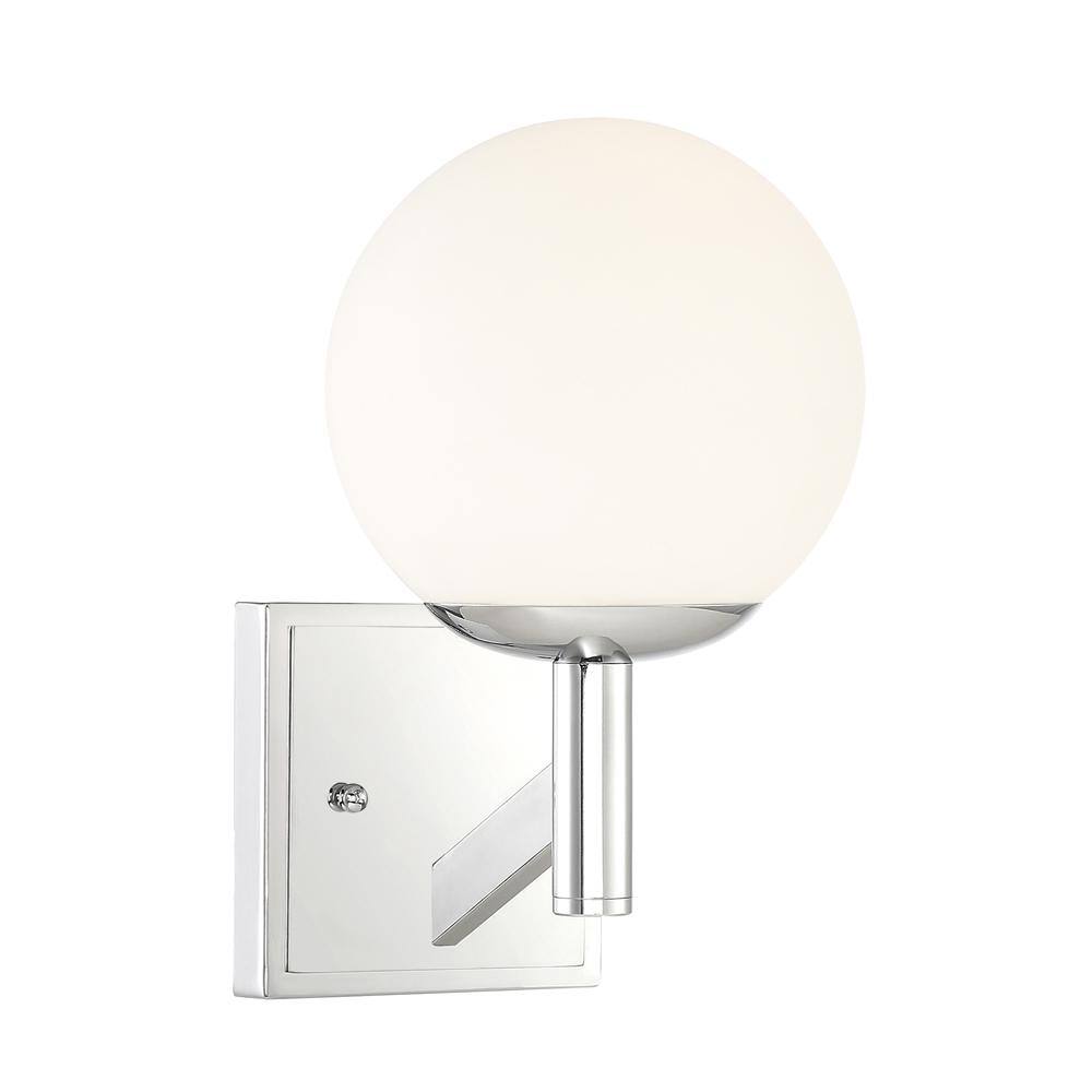 Kelvin Chrome Dimmable Wall Sconce with Energy Star