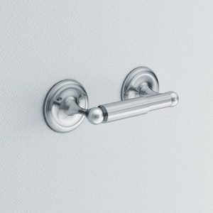 Yorkshire Double Post Toilet Paper Holder in Chrome