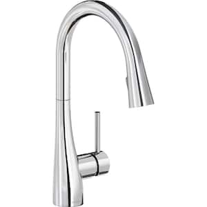 Gourmet Single-Handle Pull-Out Sprayer Kitchen Faucet in Chrome