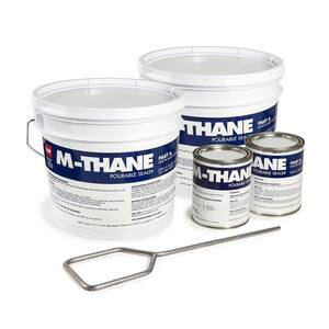 M-Thane 2-Part 288 oz. Moisture-Curing Pourable Sealant in Black