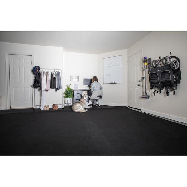 Rebrilliant Boulton Rebrilliant Garage Flooring Roll in Black & Reviews
