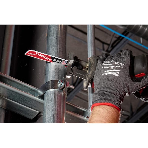 Milwaukee 6 in. 10 TPI TORCH Nitrus Carbide Teeth Medium