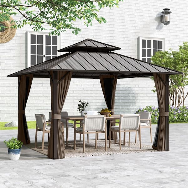 Amazon.com : [New-Gen] Outdoor Patio Gazebo, 10x12, with