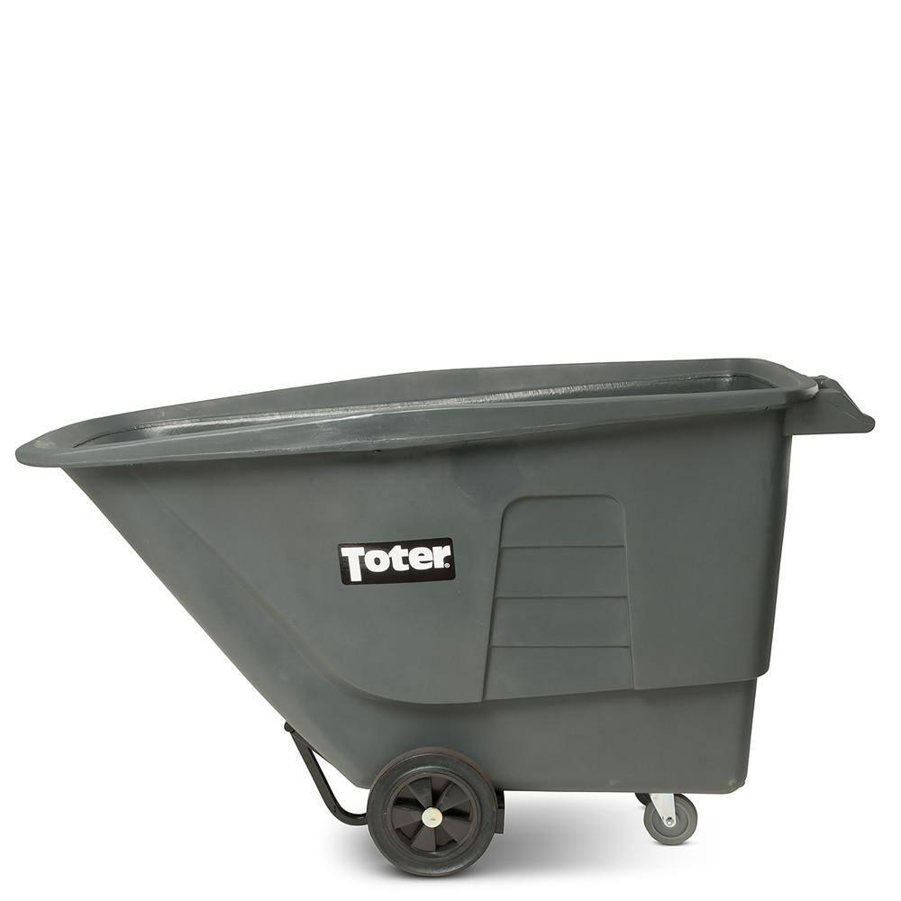 Toter 1 cu. yd. 825 lbs. Capacity Utility Duty Tilt Truck - Gray UT010 ...