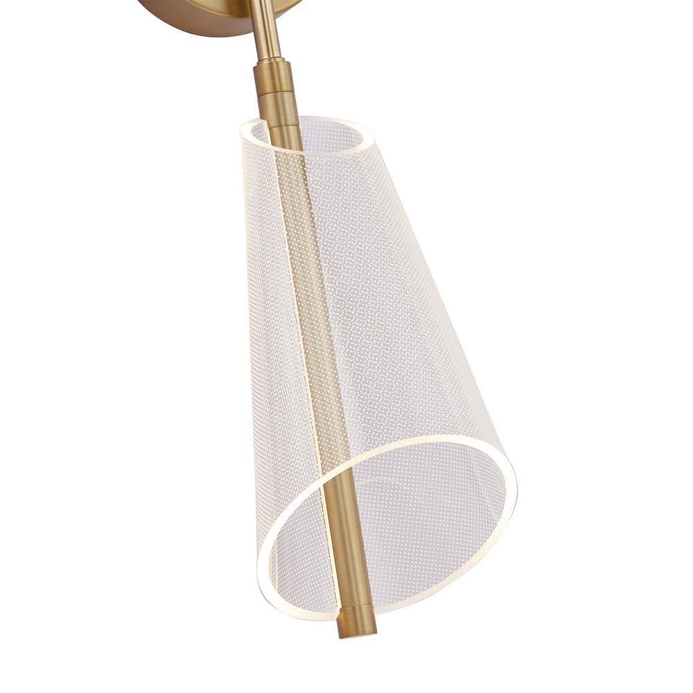 Mulberry 28.63" Gold Dimmable LED Wall Sconce