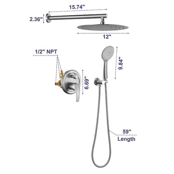 Cascada 15-Stage Filtered Rainfall Shower Head - Pure Refreshment for –  Cascada Showers