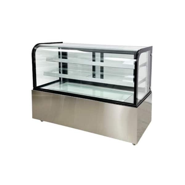 Cooler Depot 60 in. W 18.9 Cu. ft. Commercial Bakery Refrigerator Case in Stainless