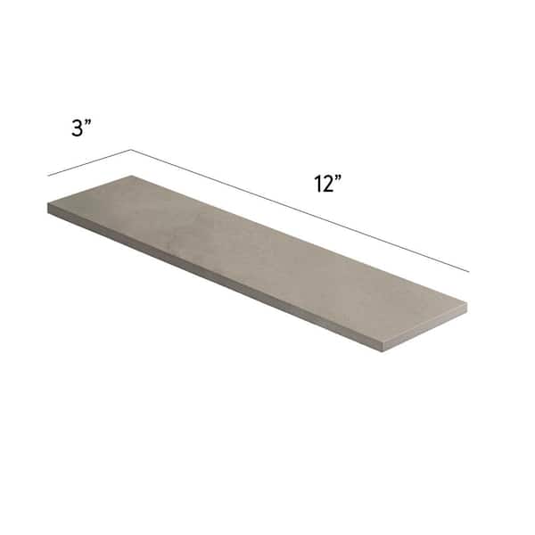Emser CANVAS Denim Porcelain Border Tile (12-in x 12-in)