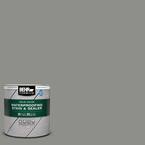1 qt. Home Decorators Collection #HDC-AC-19 Grant Gray Solid Color Waterproofing Exterior Wood Stain and Sealer