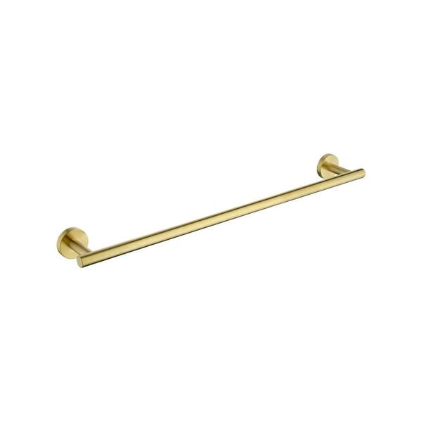 Flynama 6-Piece Wall Mount Aluminum Bathroom Towel Rack Set in Gold DT ...