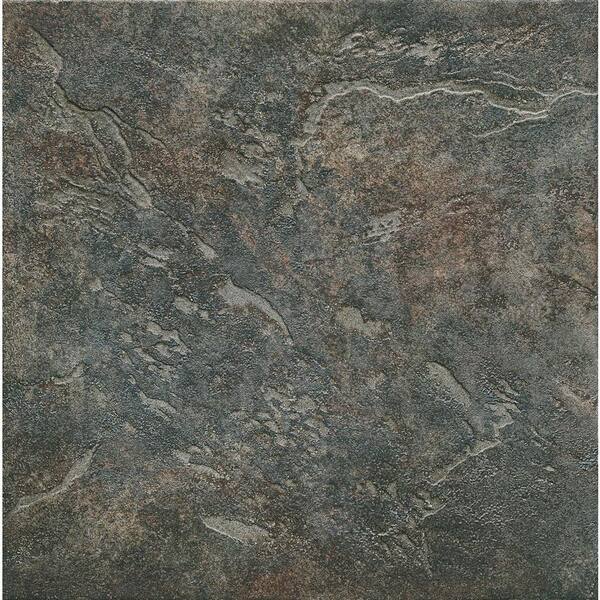 ELIANE Mt. Everest Nero 18 in. x 18 in. Glazed Porcelain Floor & Wall Tile (13.13 Sq. ft./Case)