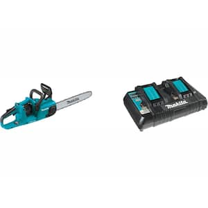 16 in. 18-Volt X2 (36-Volt) LXT Brushless Battery Chain Saw with Bonus 18-Volt LXT Dual Port Rapid Optimum Charger