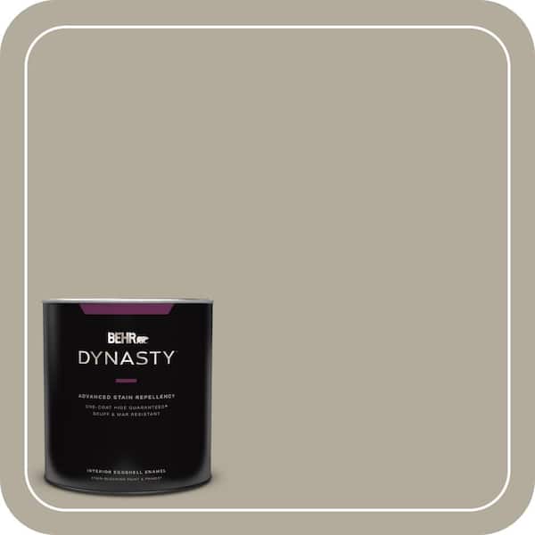 BEHR DYNASTY 1 qt. #PPF-33 Terrace Taupe Eggshell Enamel Interior Stain-Blocking Paint and Primer