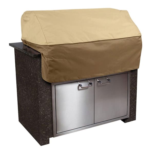 Angel Sar 45 in. khaki Grill Cover