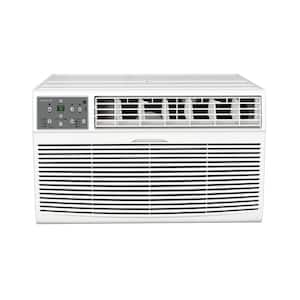 25,000 BTU 230V Window Air Conditioner Cools 1500 Sq. Ft. with Heater and Remote in White