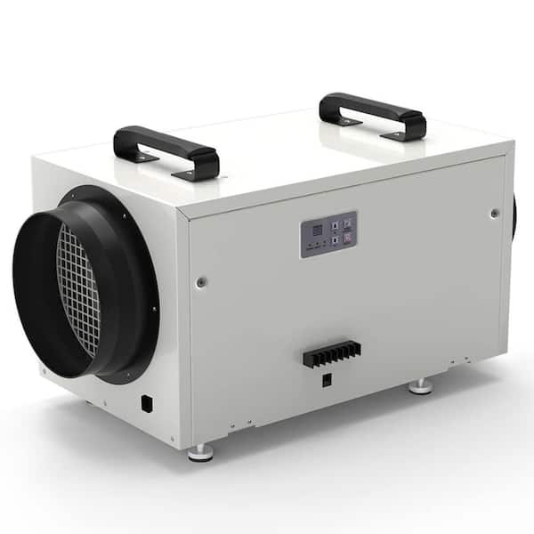 150 pt. 4,000 sq.ft. Industrial Dehumidifier in White with Auto Defrost for Crawlspace