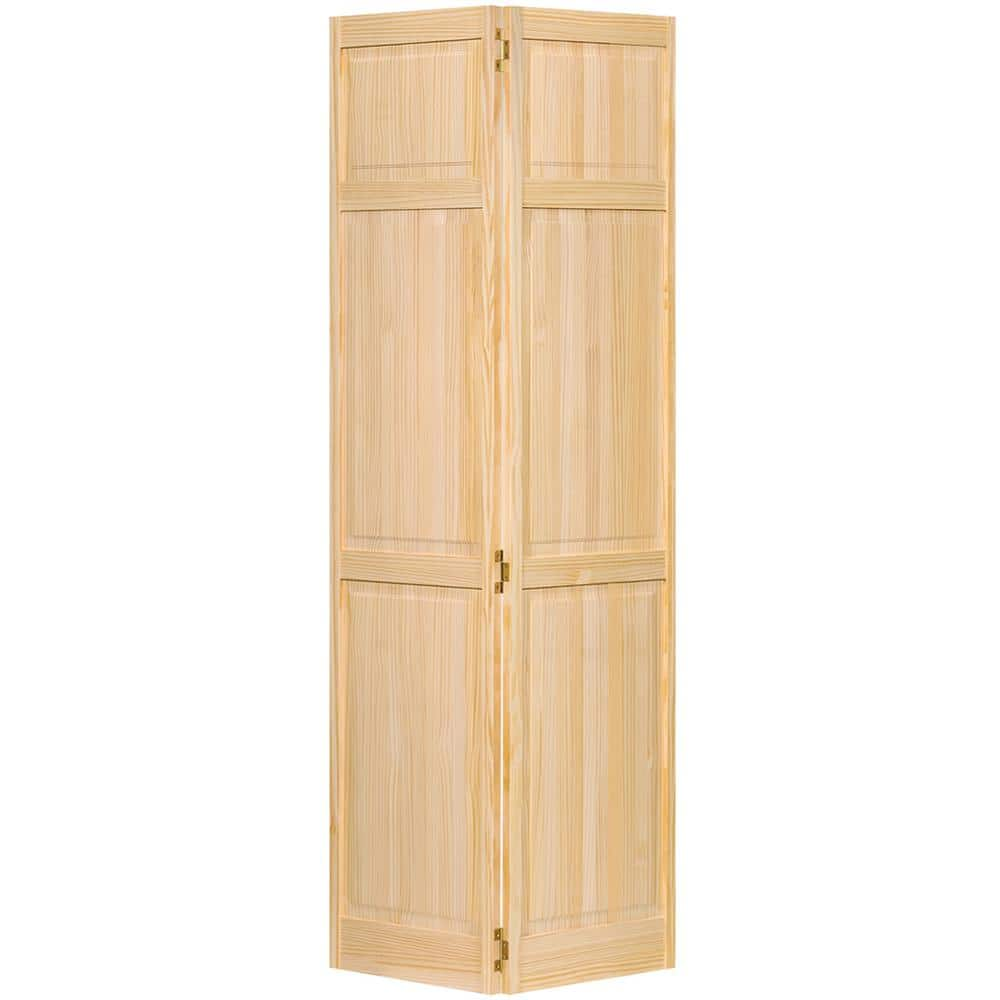 Kimberly Bay 28 in. x 80 in. Plantation Louvered Solid Core White Wood Interior Closet Bi-Fold Door