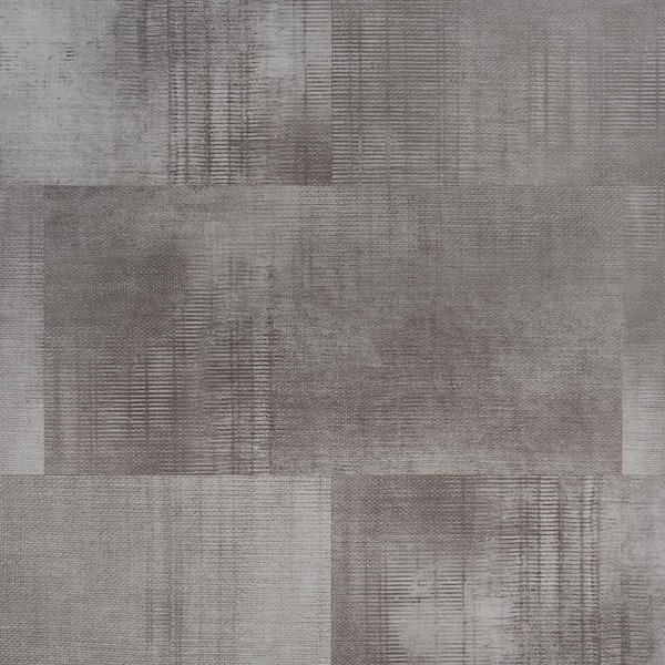 Lungo Dark Gray 12 MIL x 12 in. W x 24 in. L Glue Down Fabric Look Waterproof Luxury Vinyl Flooring (40 sq. ft./Case)