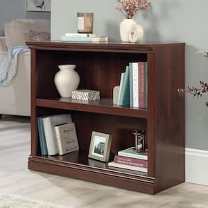 Select Cherry Engineered Wood Rectangular 35 in. 1 -Shelf Bookcase with Adjustable Shelf
