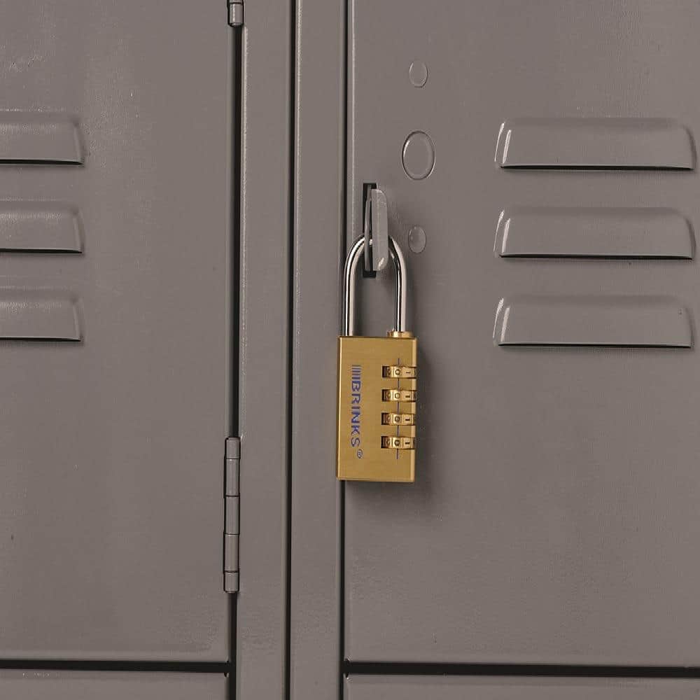 Solid Brass 30mm Resettable Combination Padlock with Chrome Shackle