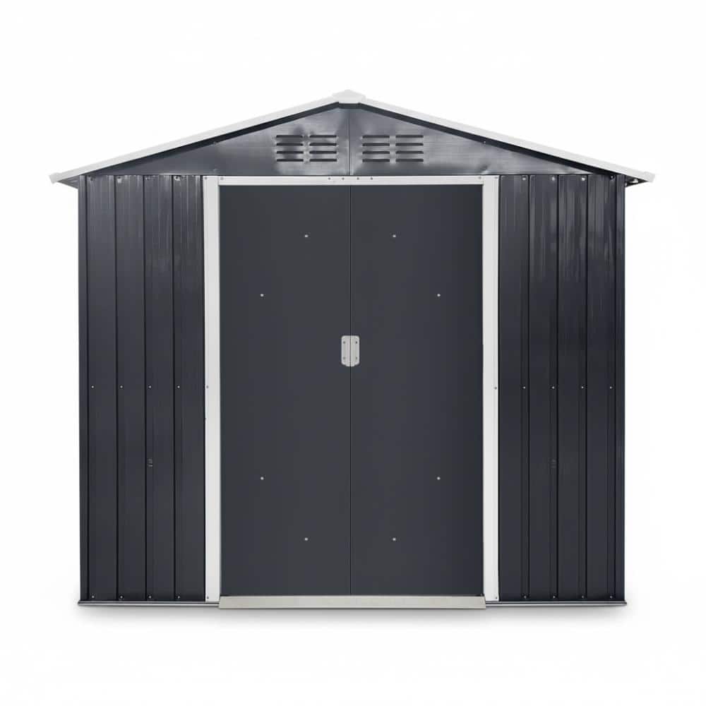 7 x 4.3 ft Metal Outdoor Storage Shed All Weather Metal Sheds with Lockable Doors with window 30 sq.ft. price history on PriceWatchPro