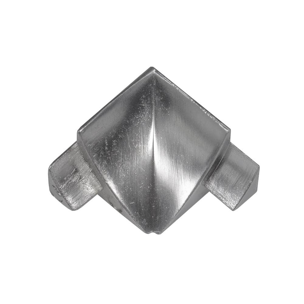 T-Cove 7/8 in. Connection Wall/Flr Int Crnr (2 Way) Aluminum Hi-Gloss Anodized Silver Molding and Transition Trim price history on PriceWatchPro