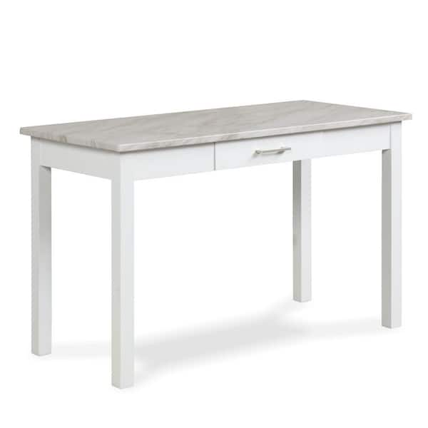 Home Decorators Collection Bradstone 47.80 in. White Writing Desk