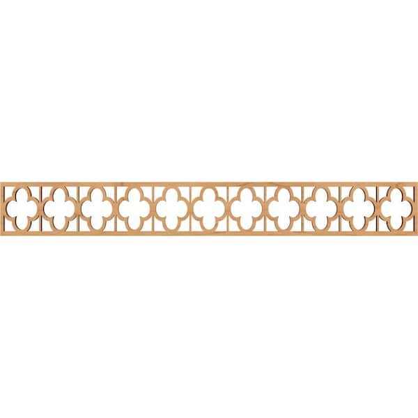 Ekena Millwork Woodall Fretwork 0.375 in. D x 46.5 in. W x 6 in. L Maple Wood Panel Moulding