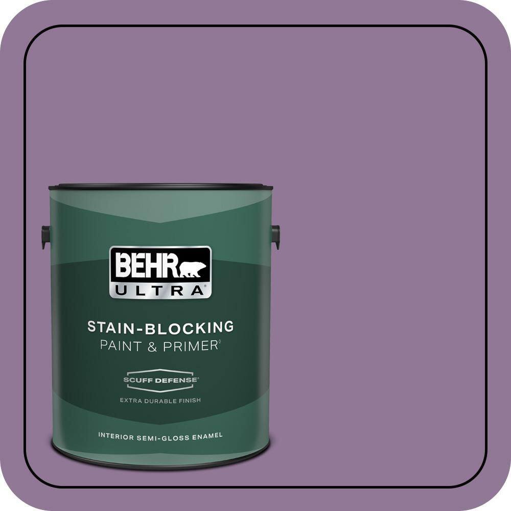 1 gal. #M100-5 Passion Fruit Extra Durable Semi-Gloss Enamel Interior Paint & Primer price history on PriceWatchPro
