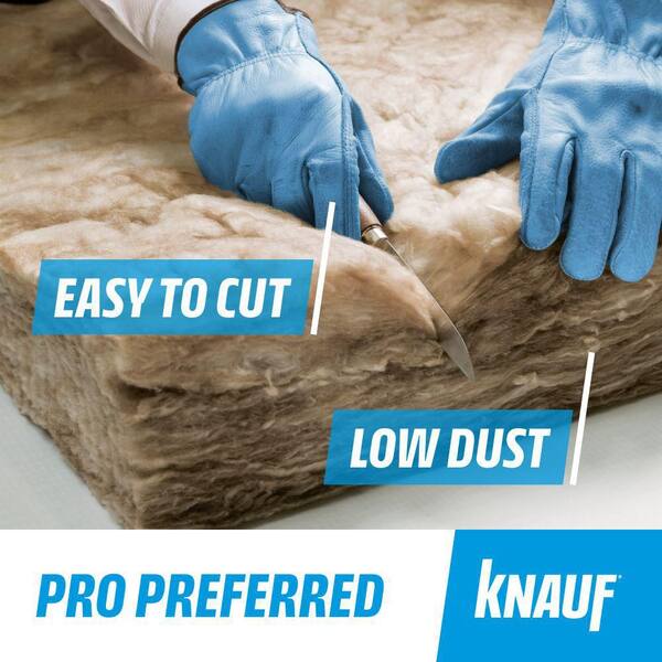 Knauf Insulation R30 Kraft Faced 16 in. x 48 in. Precut Fiberglass ...