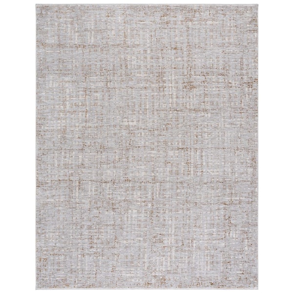 Garnet 10 ft. x 13 ft. Gold/Gray Distressed Area Rug