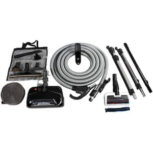 Mixed-Floor Dual Electric Powerhead Kit with 35 ft. Pigtail Hose for Central Vacuums