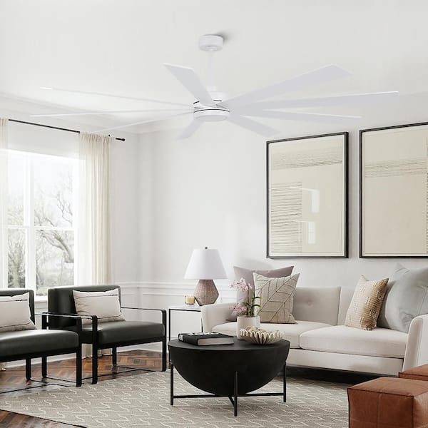 MLiAN 84 in. (7 ft. ) Indoor Ceiling Fan Without Light, 8-Plywood