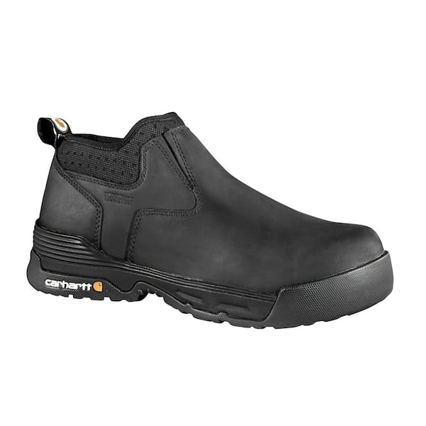 Carhartt Men's FORCE Slip Resistant Slip-On Shoes - Composite Toe - Black Size 10.5(W)