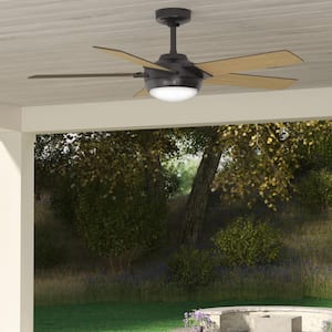 Byhalia 52 in. Indoor/Outdoor Noble Bronze Ceiling Fan with Light Kit and Remote Included
