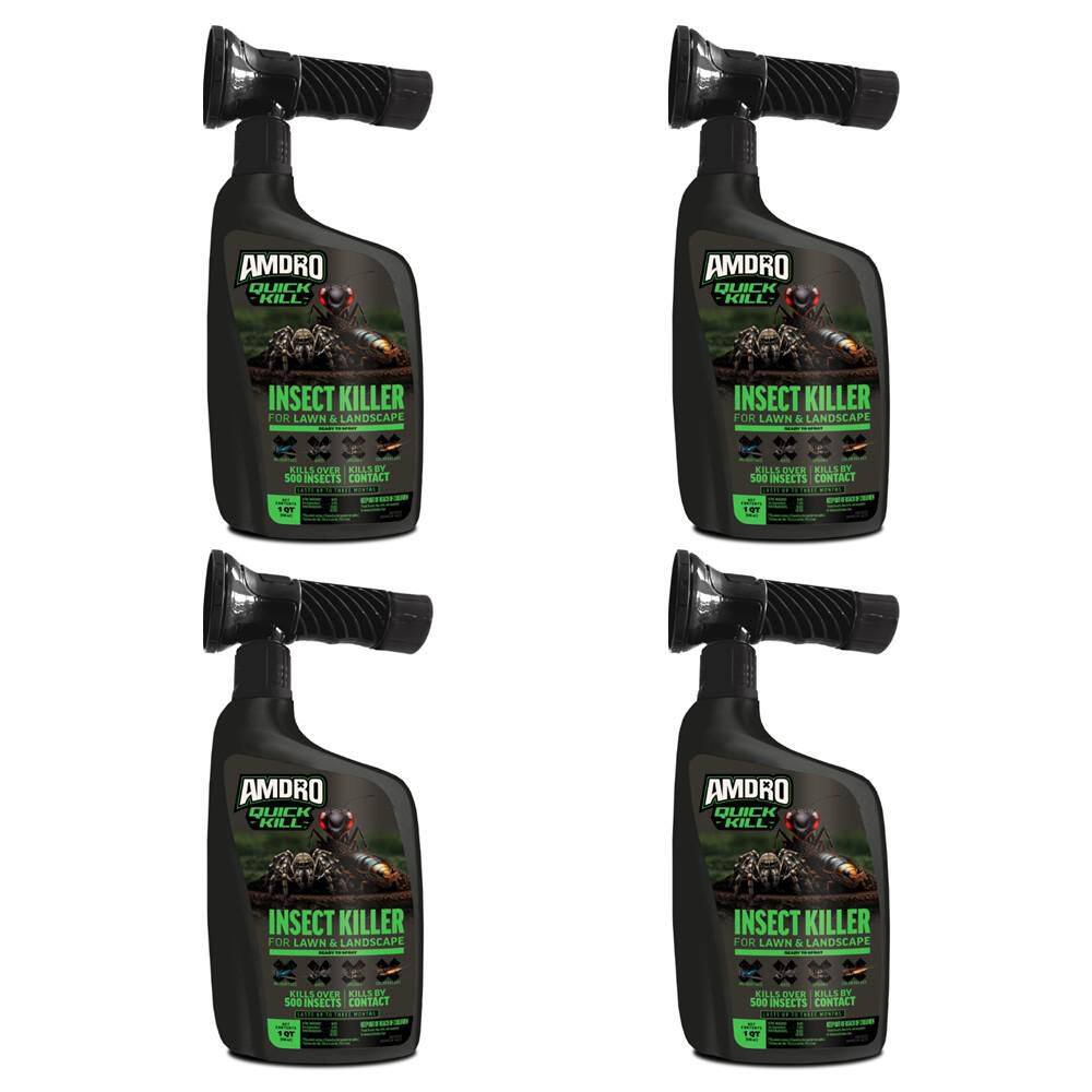 Quick Kill 32 oz. Outdoor Liquid Multi Insect Killer Ready to Spray for Lawns with 3-Month Control 4 Pack price history on PriceWatchPro