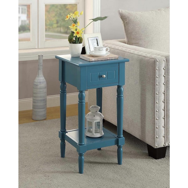Convenience Concepts French Country Khloe Accent Table Blue