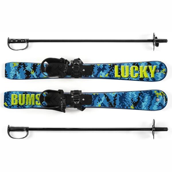NEW Lucky Bums Ski Trainer Grip-n-Guide Handle Leashes Backpack One Size Blue 